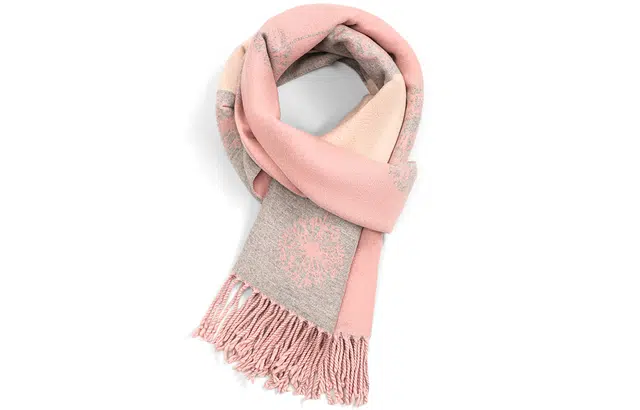 优幽兰 高级感休闲针织加厚围脖保暖护脖子防风防寒外搭 绒线围巾 女款