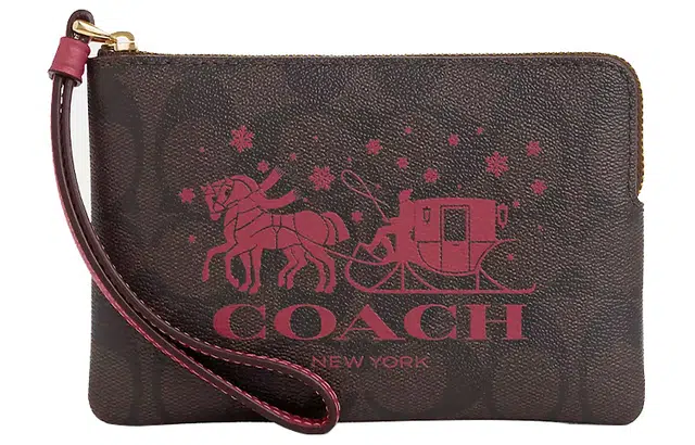 COACH Corner Zip Wristlet 16