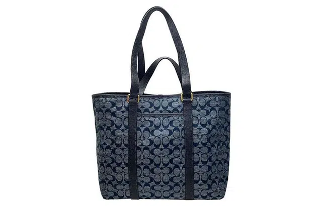 COACH Hudson 35 Chambray Tote