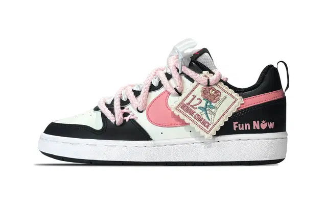 Nike Court Borough Low 2 Black Pink
