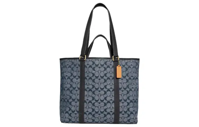 COACH Hudson 35 Chambray Tote