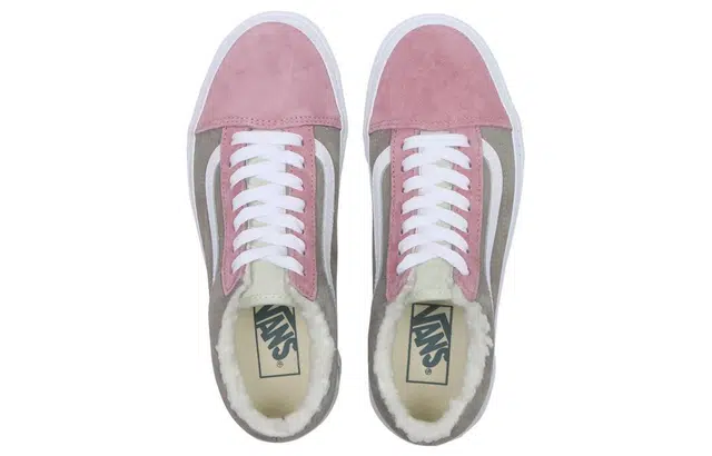 Vans Old Skool Sherpa Grey Pink