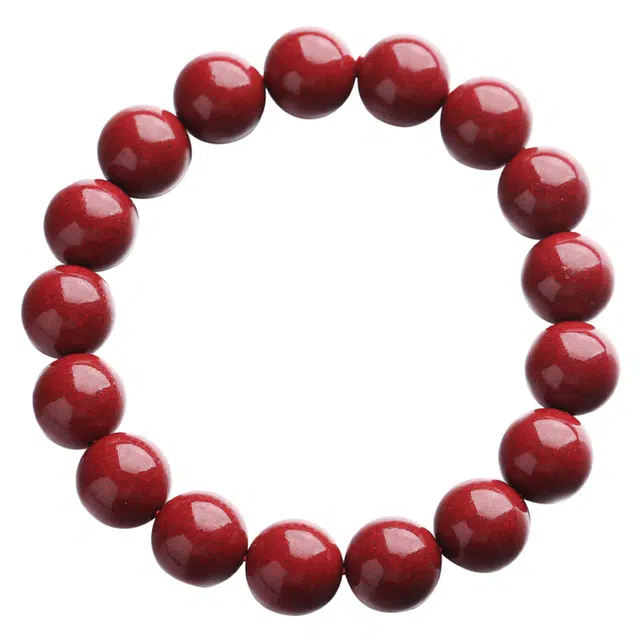 妍韵珠宝 新中式国风 本命年转运珠 高含量紫金砂 再造辰砂朱砂 玉石手串 男女同款情侣款