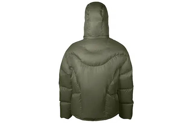 WHOOSIS -TBHNP PRINT STAND COLLAR DOWN JACKET