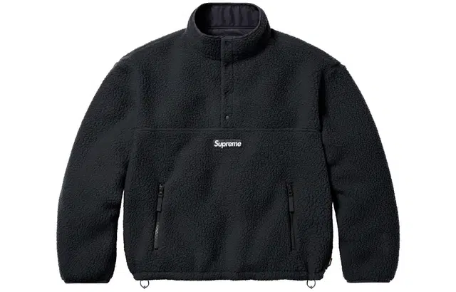 Supreme x Polartec FW23 WEEK15 SHEARLING REVERSIBLE PULLOVER