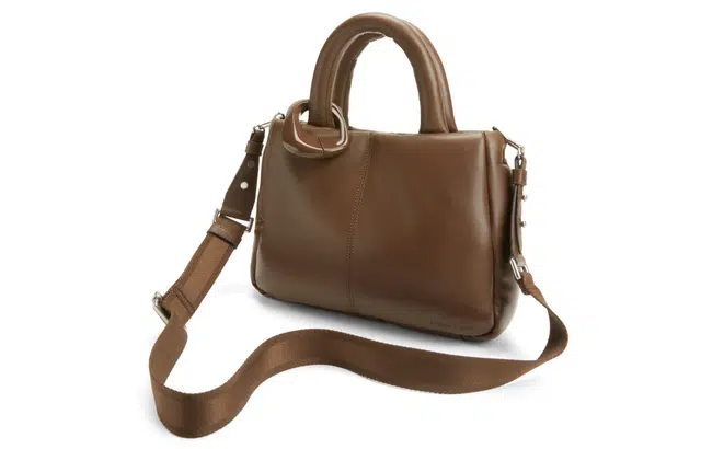 CHARLES&KEITH Noir Dark Brown Medium PU Shoulder Bag