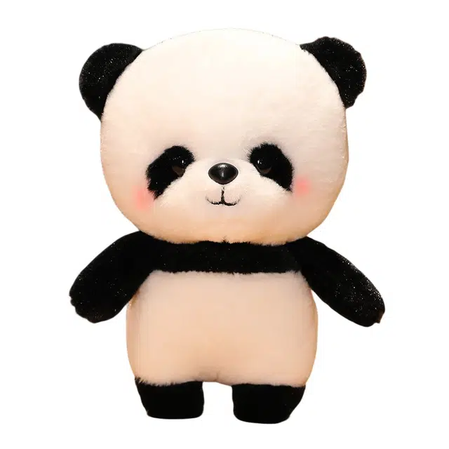 万童乐 可爱竹筒大熊猫 玩偶 毛绒公仔