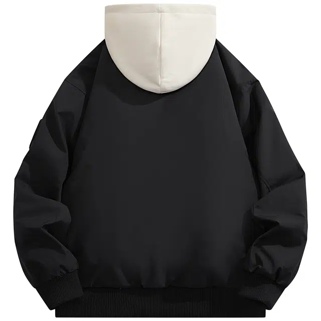 蜡笔小新 卡通人物袖徽字母印花休闲保暖加厚棒球羽绒服外套 男女同款