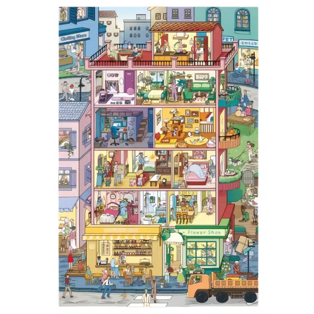 猫的天空之城 推理大侦探公寓消失的时间 拼图