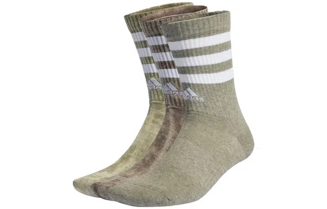 adidas 3-STRIPES STONEWASH CREW SOCKS 3 PAIRS 3