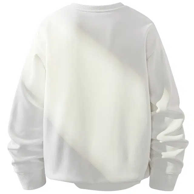 蜡笔小新 圣诞款卡通人物扮演麋鹿字母印花休闲宽松套头圆领卫衣 男女同款