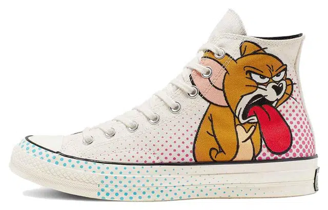 Converse Chuck Taylor All Star 1970s Tom & Jerry White Brown Red