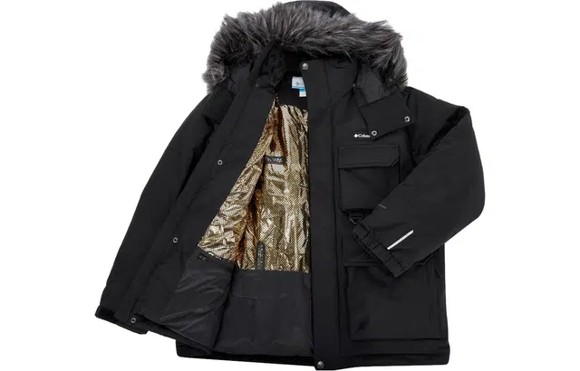 Columbia Detachable Hood Down Jacket Black