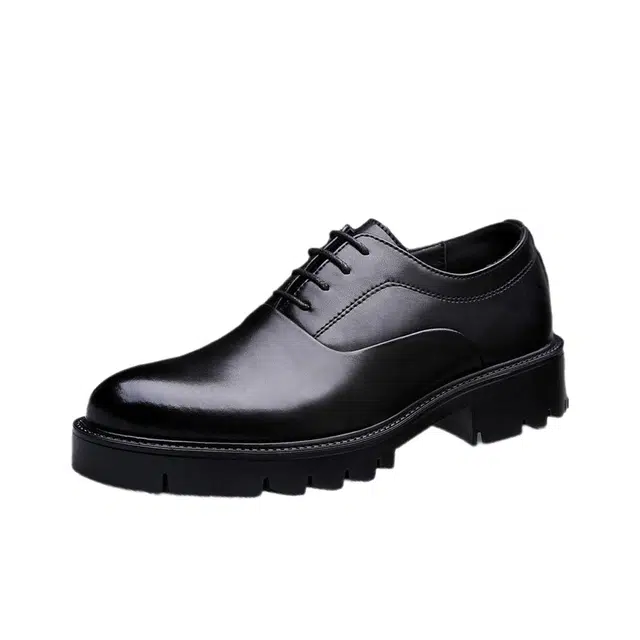 年走索 二层牛皮 百搭舒适简约 休闲鞋 男款 黑色