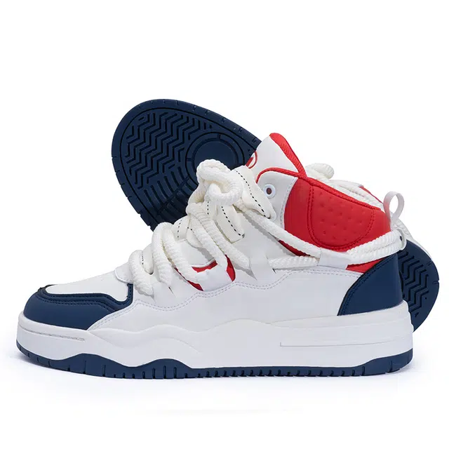 超纤皮 耐磨防滑增高厚底独特魅力 低帮 板鞋 男女同款