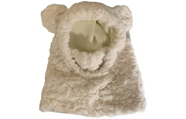 优幽兰 甜美可爱 韩版显脸小包头大头围设计感加厚防风防寒保暖护耳 聚酯纤维 绒线帽 女款