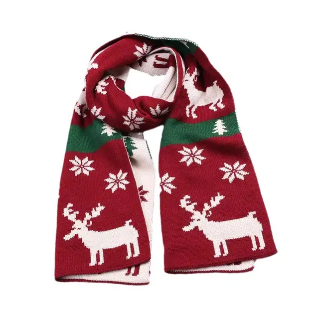 浪莎 秋冬保暖针织两用 绒线围巾 男女同款情侣款