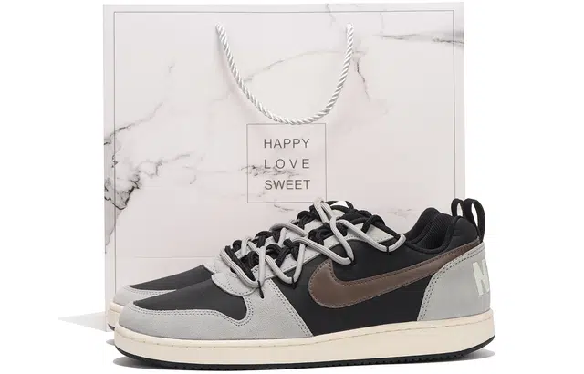 Nike Court Borough Low Grey Brown