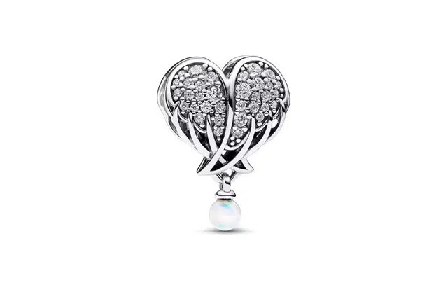 Pandora Angel Wing Heart Charm