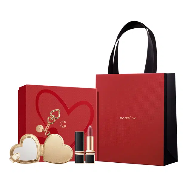卡姿兰 挚臻双芯 口红礼盒单支显白持久哑光雾面圣诞