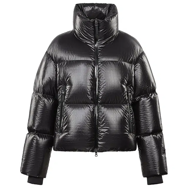 高梵 黑金英国皇室高定传世珍奢三格短款羽绒服 女款 黑色