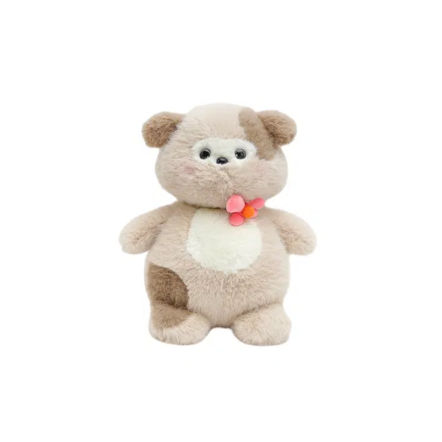 公主恋人 花花小狗抱枕 玩偶 毛绒公仔