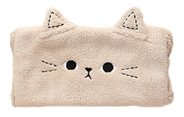 优幽兰 洗脸束发带可爱化妆 聚酯纤维 绒线帽 女款