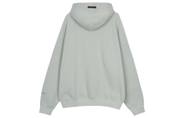 Fear of God Essentials Pullover Hoodie GreenConcrete Logo