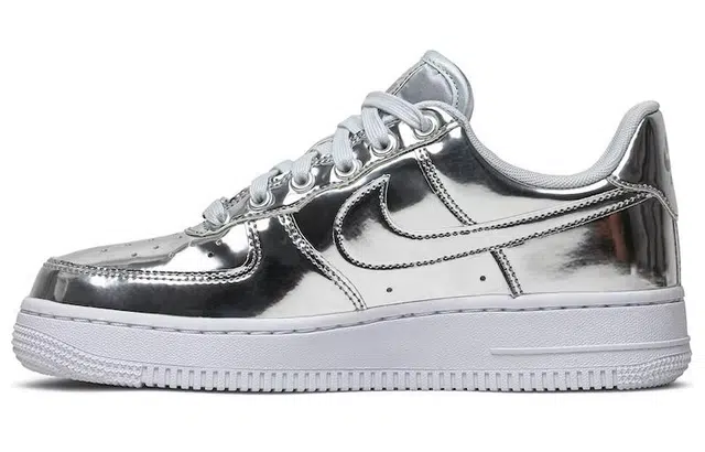 Nike Air Force 1 Low Liquid Metal Silver