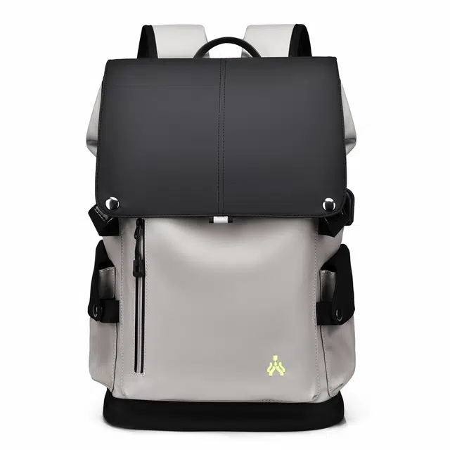 爱尔绅特 男士撞色男大容量休闲电脑包男初中高中大学生旅行 书包背包双肩包 男女同款情侣款 牛津布 多色