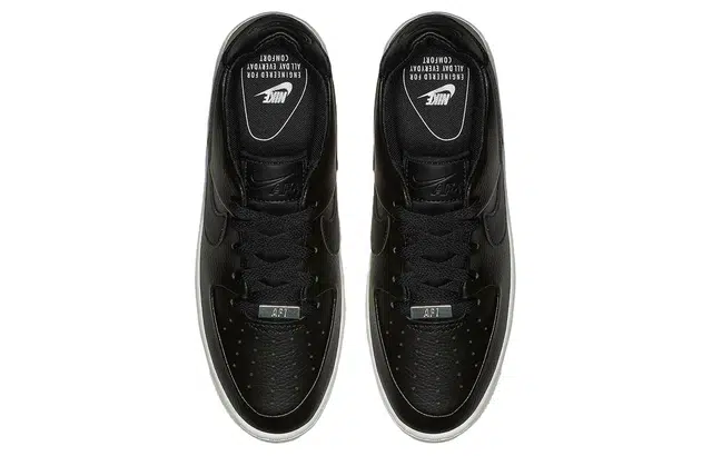 Nike Air Force 1 Low Sage Low Triple Black White (W)