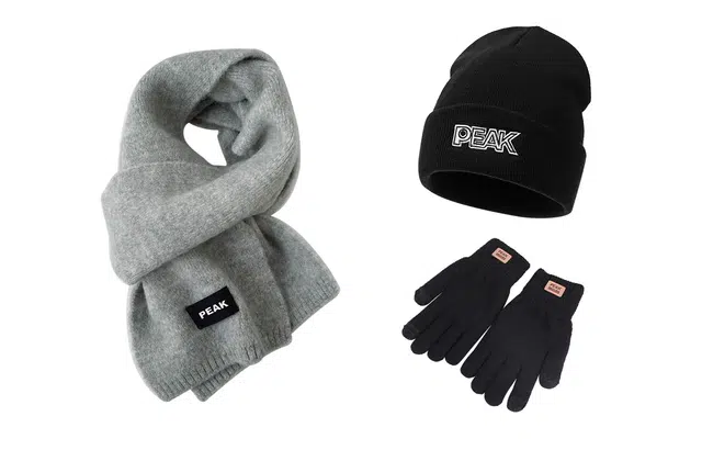 匹克 纯色小众清新 防寒保暖 绒线围巾 男女同款情侣款