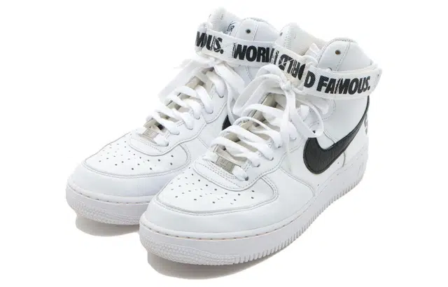 Supreme x Nike Air Force 1 World Famous White