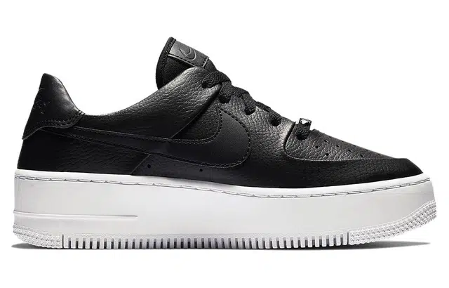 Nike Air Force 1 Low Sage Low Triple Black White (W)