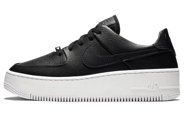 Nike Air Force 1 Low Sage Low Triple Black White (W)