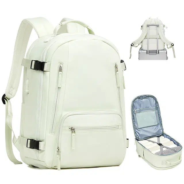 阿尔派妮 大容量学生高颜值出差旅行多功能健身训练露营防泼水干湿分离 织物 双肩包 常规 男女同款情侣款 多色