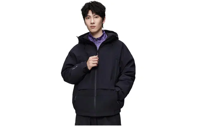 波司登 加厚短款拉链长袖羽绒服 男女同款