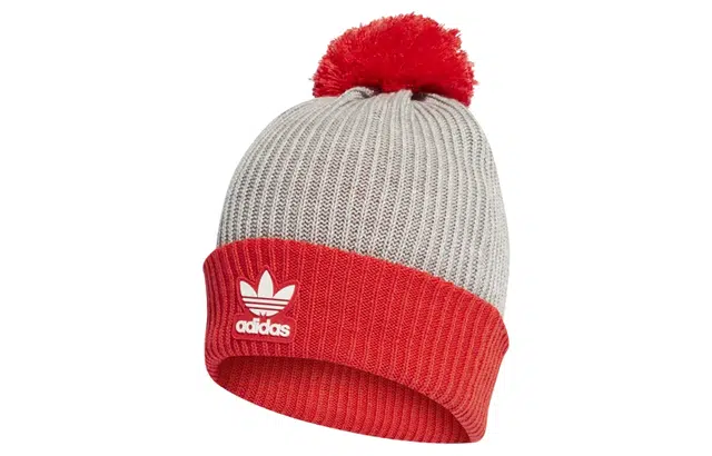 adidas Logo Beanie Gray