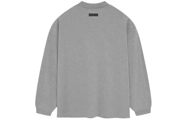 Fear of God Essentials SS24 LS Tee T DARK HEATHER OATMEAL