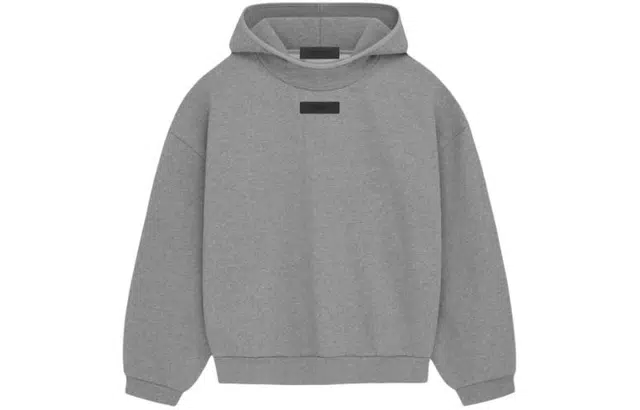 Fear of God Essentials SS24 Hoodie Dark Heather Oatmeal