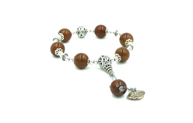 天纵 鼠来宝出入平安招财进宝国风国潮 紫金鼠 菩提手链 男女同款情侣款