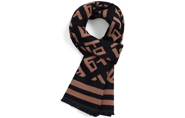 优幽兰 潮流设计感两用 空调房保暖防风防寒护脖子简约休闲 绒线围巾 女款