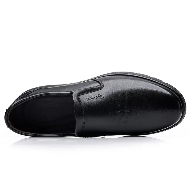 健休 头层牛皮 简约 休闲鞋 男款