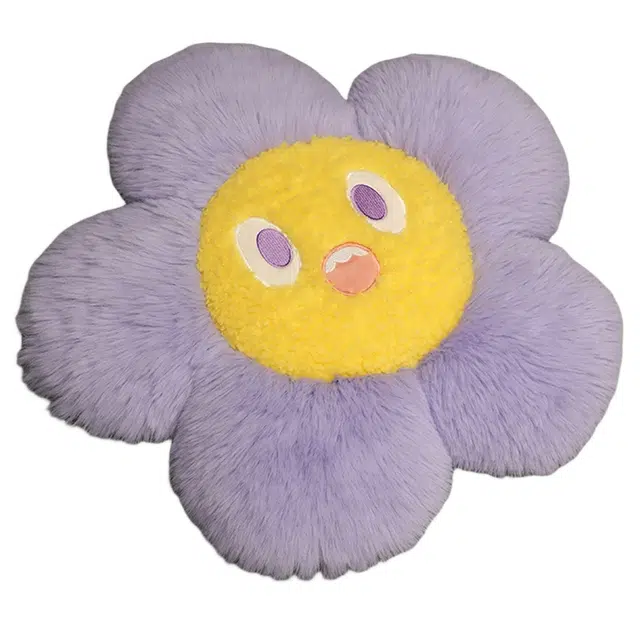 爱冰清 可爱花朵 大树抱枕 玩偶 毛绒公仔