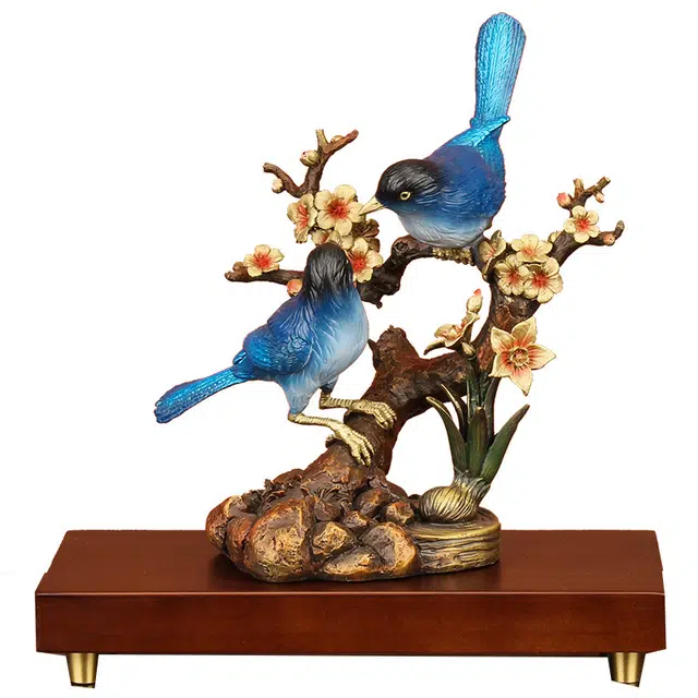 钵提 全铜喜上眉梢 工艺雕像 蓝色款 潮流衍生品