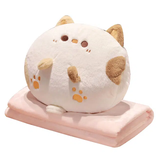 公主恋人 可爱小动物三用抱枕毯 玩偶周边