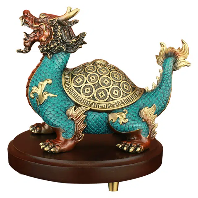 钵提 铜龙龟摆件 招财装饰品 乔迁雕像 财富荣归 潮流衍生品