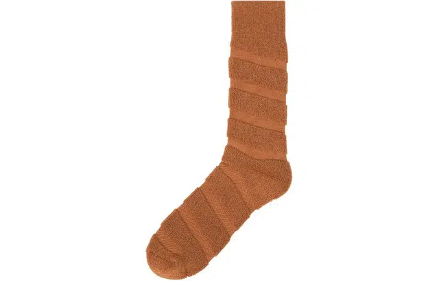 ISSEY MIYAKE Diagonal Pile Socks 1