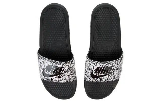 Nike Benassi Print Ink Spot Blasting Crack Slides