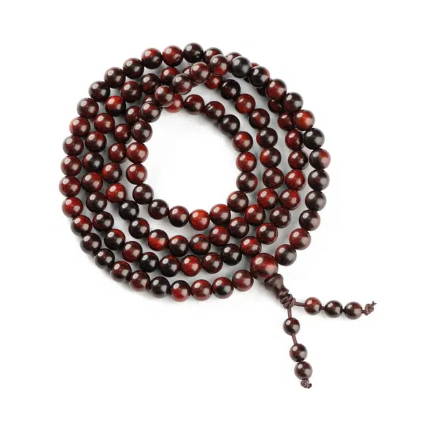 仙源 多圈文玩 佛珠念珠 小叶紫檀 名贵木作手串 男女同款情侣款